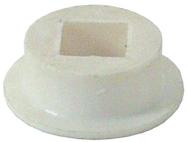 Portée plastique blanc 6 mm