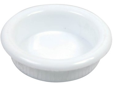 Poignée cuvette ronde plastique blanc Ø 40 mm