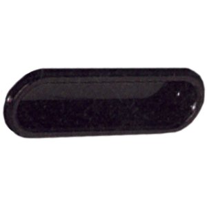 Poignée cuvette ovale plastique noir 82 x 30 mm