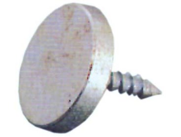 Contre-plaque à clouer pour loqueteau magnétique