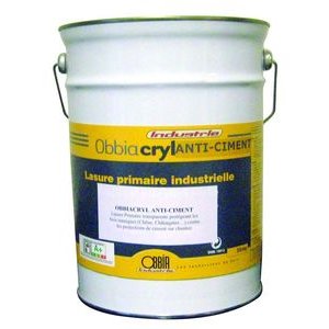 Égalisateur de teinte Obbiacryl anti-ciment anti-tannin incolore en 5 litres