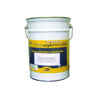 Égalisateur de teinte Obbiacryl anti-ciment anti-tannin incolore en 5 litres