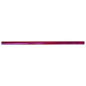 Crayon de menuisier ou charpentier rouge, rectangulaire longueur 300 mm